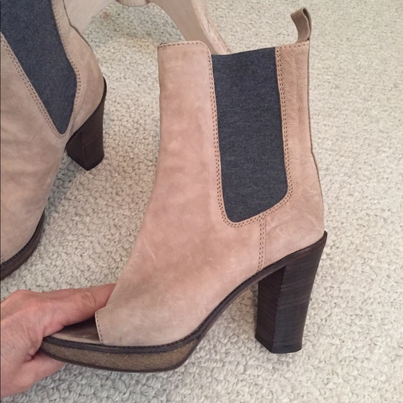 Brunello Cucinelli boots-Chelsea 37/7us tan/grey - Picture 10 of 11